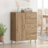 vidaXL Sideboard Artisan-Eiche 34 x 69,5 x 90 cm Holzwerkstoff