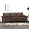 vidaXL 3-Sitzer-Sofa Braun 180 cm Kunstleder