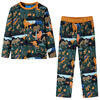 Kinderpyjama mit Langen &Auml;rmeln Dunkelgr&uuml;n 128