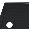 vidaXL Duschwanne Anti-Rutsch Wei&szlig; 80x120x4 cm ABS