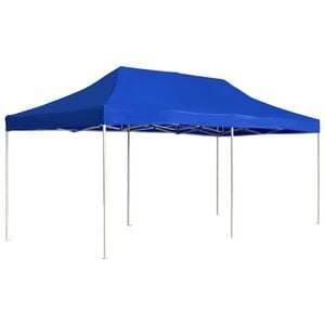vidaXL Profi-Partyzelt Faltbar Aluminium 6x3 m Blau