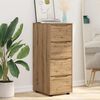 vidaXL Aufbewahrungsschrank Artisan-Eiche 40 x 48 x 105 cm