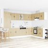 vidaXL Küchenschrank Lucca 2 pcs Braun 80 x 46 x 81.5 cm Holzwerkstoff