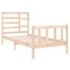 vidaXL Massivholzbett 75x190 cm