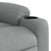 vidaXL Massagesessel Hellgrau Stoff