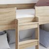 vidaXL Etagenbett f&uuml;r Kinder Sonoma-Eiche 75 x 190 cm Holzwerkstoff