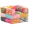 vidaXL Modularer Pouf Patchwork Stoff