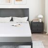 vidaXL Matratzenauflage Wei&szlig; 140 x 190 cm Jacquard Stoff