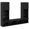 vidaXL TV Wand Einheiten mit LED 5 pcs 40,5 x 30 x 102 cm
