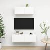 vidaXL 2-tlg. TV-Schrank-Set Wei&szlig; Holzwerkstoff