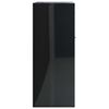 vidaXL Sideboard Hochglanz-Schwarz 88x30x70 cm Holzwerkstoff