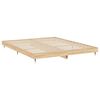 vidaXL Bettgestell ohne Matratze Sonoma-Eiche 120x200 cm Holzwerkstoff