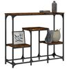 vidaXL Konsolentisch R&auml;uchereiche 89,5x28x76 cm Holzwerkstoff