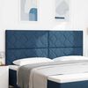 vidaXL Kopfteil Blau 200 cm Stoff
