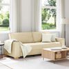 vidaXL Sofa 180cm Creme Stoff