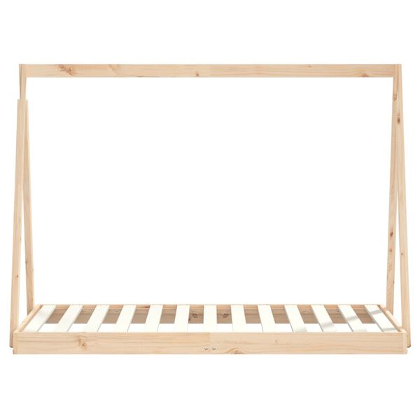 vidaXL Kinderbett 80x160 cm Massivholz Kiefer