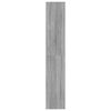 vidaXL Schuhschrank mit 4 Klappen Grau Sonoma 80x34x187,5 cm