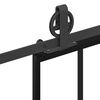 vidaXL Schiebet&uuml;r mit Beschlag 90x205 cm ESG-Glas & Aluminium