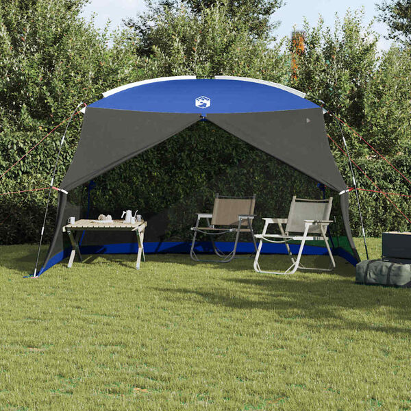vidaXL Moskitonetz-Zelt mit Dach Azure Blau 380 x 380 x 225 cm