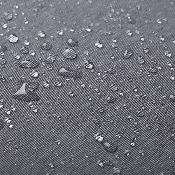 Madison Sonnenschirm Syros Luxe 350 cm Rund Grau