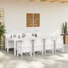 vidaXL Garten Essgruppe 9 pcs Hellgrau Polypropylen