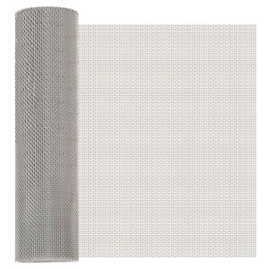 vidaXL Mesh Bildschirm 40 x 1000 cm 8 Mesh Edelstahl 201 Silber