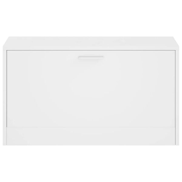 vidaXL Schuhbank Wei&szlig; 80x24x45 cm