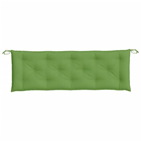 vidaXL Gartenbank-Auflage Melange Gr&uuml;n 150x50x7 cm Stoff