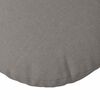 vidaXL Sitzkissen 2 pcs Taupe &Oslash;40 x 13 cm Stoff