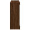 vidaXL Sideboard mit LED-Leuchten Braun Eichen-Optik 81x37x100 cm