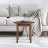 vidaXL Couchtisch Honigbraun Ø 45x40 cm Massivholz Kiefer