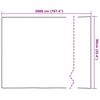vidaXL Fensterfolie Transparent 90 x 2000 cm PVC