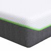 vidaXL Matratze Mittelweich 140 x 200 cm Wei&szlig; und Grau