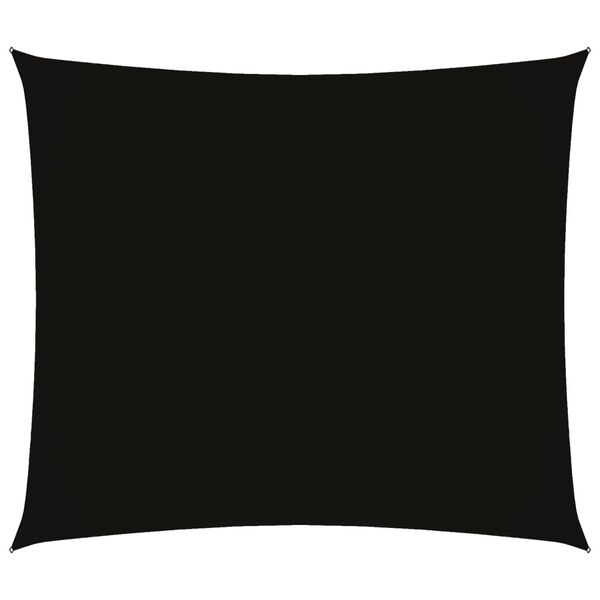 vidaXL Sonnensegel Oxford-Gewebe Rechteckig 2,5x3 m Schwarz