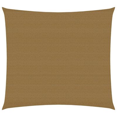 vidaXL Sonnensegel 160 g/m² Taupe 2x2,5 m HDPE