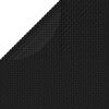 vidaXL Poolabdeckung Schwarz 250 cm PE