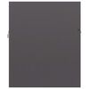 vidaXL Waschbeckenunterschrank Hochglanz-Grau 90x38,5x46cm