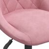 vidaXL Esszimmerstuhl Rosa Samt