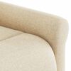 vidaXL Massagesessel mit Aufstehhilfe Creme Stoff