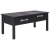 vidaXL Couchtisch Schwarz 100&times;50&times;45 cm Holz