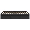vidaXL Bettgestell Schwarz 120x190 cm