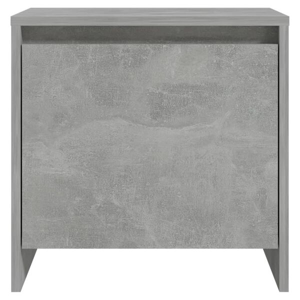 vidaXL Nachttisch Betongrau 45x34x44,5 cm Holzwerkstoff