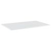 vidaXL B&uuml;cherregal-Bretter 4 Stk. Hochglanz-Wei&szlig; 80x50x1,5 cm