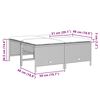 vidaXL 5-tlg. Garten-Sofagarnitur mit Kissen Hellgrau Poly Rattan
