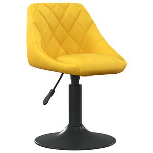 vidaXL Barhocker aus senfgelbem Samt