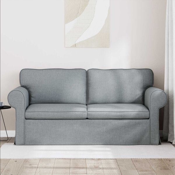 vidaXL Sofa Hellgrau Gesamtabmessungen: 175 x 82 x 80 cm (B x T x H)