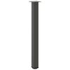 vidaXL Bartischbeine 4 Stk. Anthrazit 90-92 cm Stahl