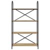 vidaXL B&uuml;cherregal Artisan-Eiche 80 x 30 x 146 cm Holzwerkstoff