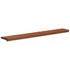 vidaXL Fensterbank Braunes Holz 120 x 20 x 4,5 cm PVC