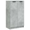 vidaXL Schuhschrank Betongrau 59x35x100,5 cm Holzwerkstoff